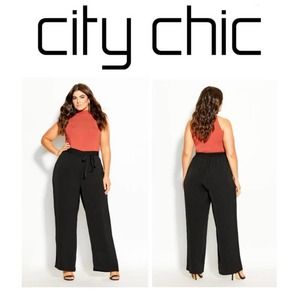 City Chic Plus Size Sway Palazzo Pants